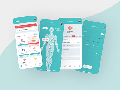 Health app app design health health app interface ui uidesign