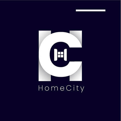 HomeCity animation app app icon branding design flat graphic design illustration lettermark logo ui