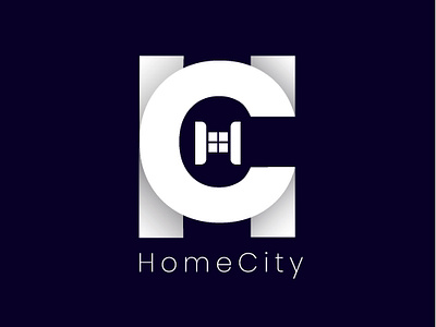 HomeCity animation app app icon branding design flat graphic design illustration lettermark logo ui