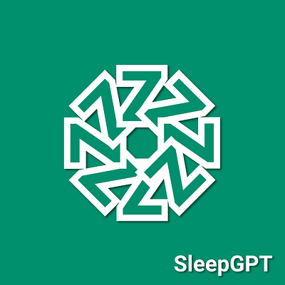 SleepGPT - Podcast Cover Design branding clean design graphic design illustration illustrator logo vector