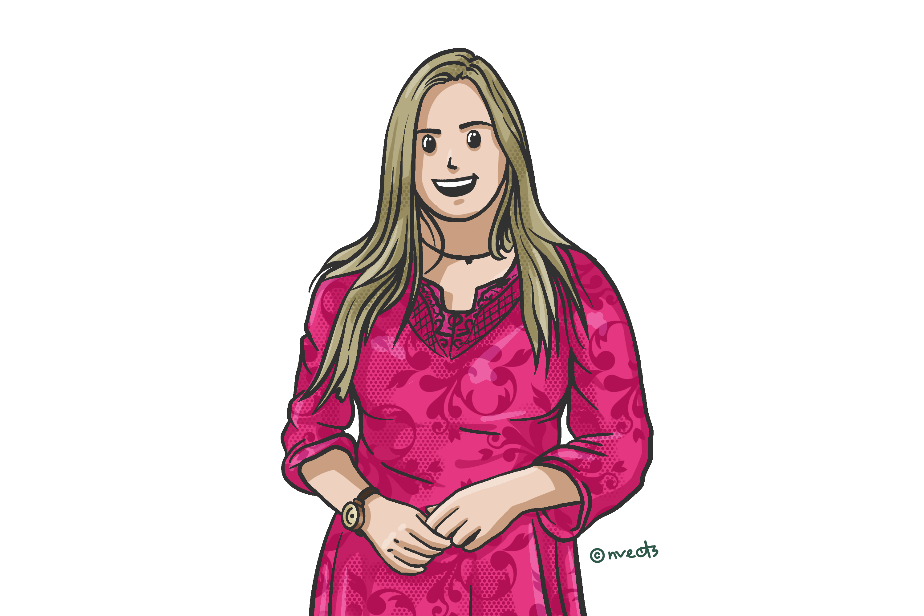 Example of Cute Cartoon Style Portraits