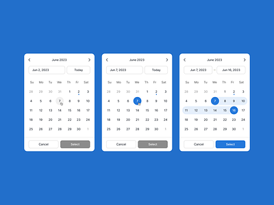 Date Picker app app design calendar date picker days minimal modern times ui ux web design