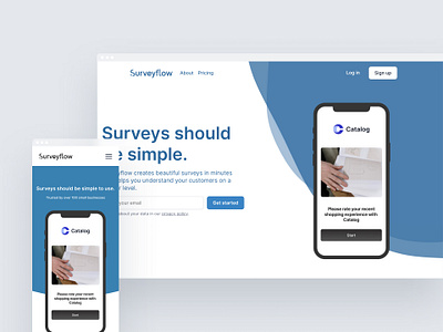 Surveyflow - Survey software animation minimal react supabase surveyflow