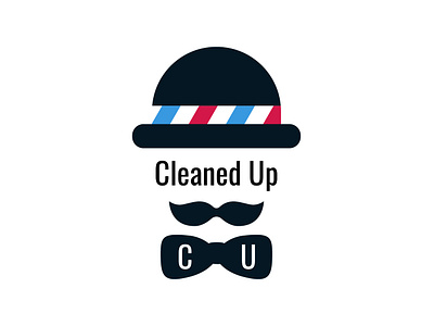 Cleaned Up — dailylogochallenge 2d adobeillustrator barbershop barbershoplogo branding cleanedup cleaneduplogo dailylogochallenge design graphic design illustration logo vector