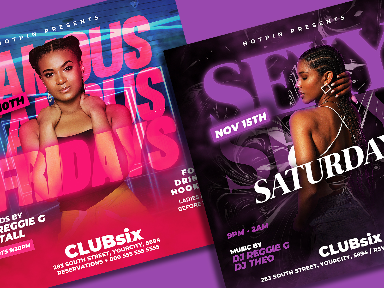 Night Club Flyer Template by Hotpin on Dribbble