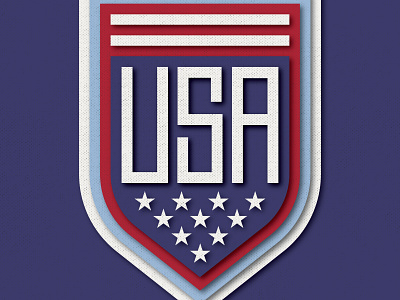 USA badge badge design logo logo design red white blue shield usa