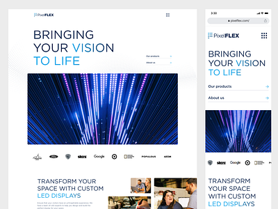 Pixel Flex Website branding ui design uidesign uxdesign website
