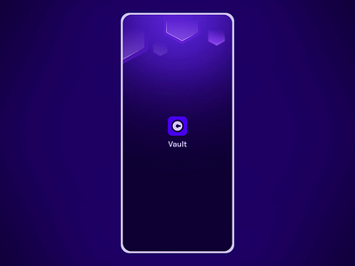 Onboarding flow for Vault animations app blockchain design ui ux web3