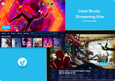 Streaming Site: Case Study app case study design streaming tablet ui ux