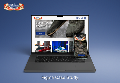 Esteban's Shoes (Desktop)- Figma Case Study figma photoshop ui ux