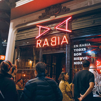 Identidad visual para Rabia Bar branding design diseño identidad logo