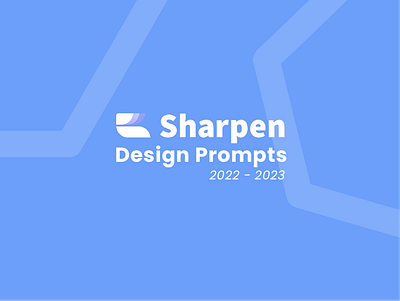 Sharpen Design Prompts brand identity branding design graphic design illustration logo merchandise packaging stationery vector website