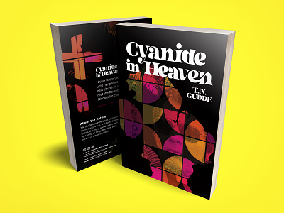 Cyanide in Heaven Book Cover 70s 70s vibes author book cover cover design drugs fiction heaven jim jones paper back psychedelic retro