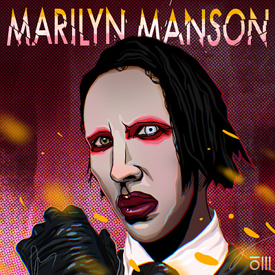 Marilyn Manson illustration