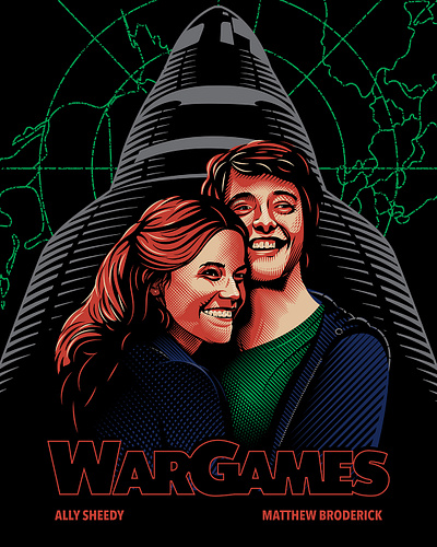 WarGames posterdesign posterillustration