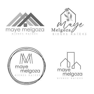 Logotipo bienes raíces branding graphic design logo