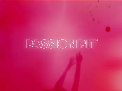 Passion Pit Typography album art brand branding changethethought design graphic design logo logo mark passion pit type type design typography vector vector logo word mark wordmark