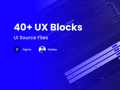40+ UX Blocks | Figma | Download hero section prototyping ui ui kit ux web web design
