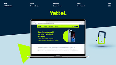 Yettel website UX/UI Design adobe xd behance creative design mockup ui ui design ui ux design user experience user interface ux web web design website design