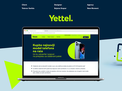 Yettel website UX/UI Design adobe xd behance creative design mockup ui ui design ui ux design user experience user interface ux web web design website design