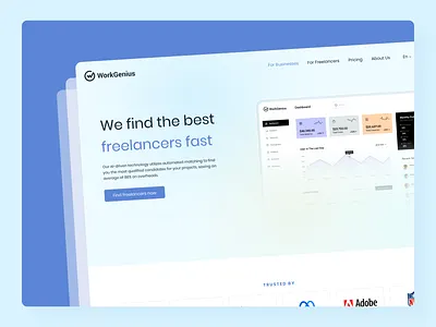 WorkGenius design freelancer freelancer community inspiration job search ui ux web design webdesign website website design wordpress