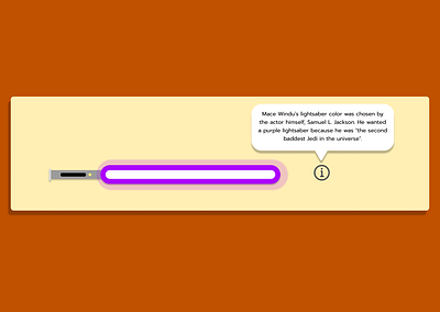Daily UI Day 87 - Tooltip daily ui daily ui day 87 daily ui tooltip daily ui tooltip day 87 dailyui day 87 design icon illustration lightsaber star wars tooltip tooltips ui ux