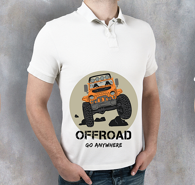 Beautiful Offroad Truck Design For T-shirt illustration offroad t shirt truck