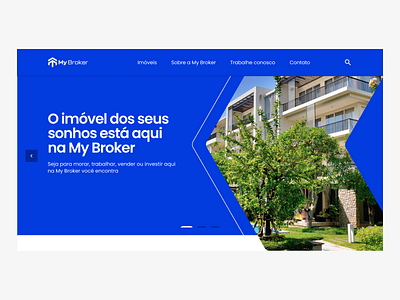 My Broker design landingpage ui uidesign webdesigng website
