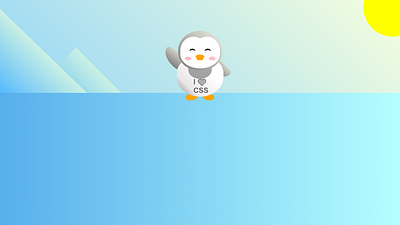 Penguin Project adorable animal animation art css cute design html language penguin programmer programming project