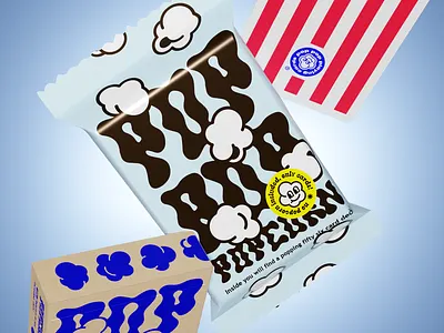 Popcorn-Themed Playing Cards 3d board game branding card cards design graphic design illustration logo package product product deisgn tabletop