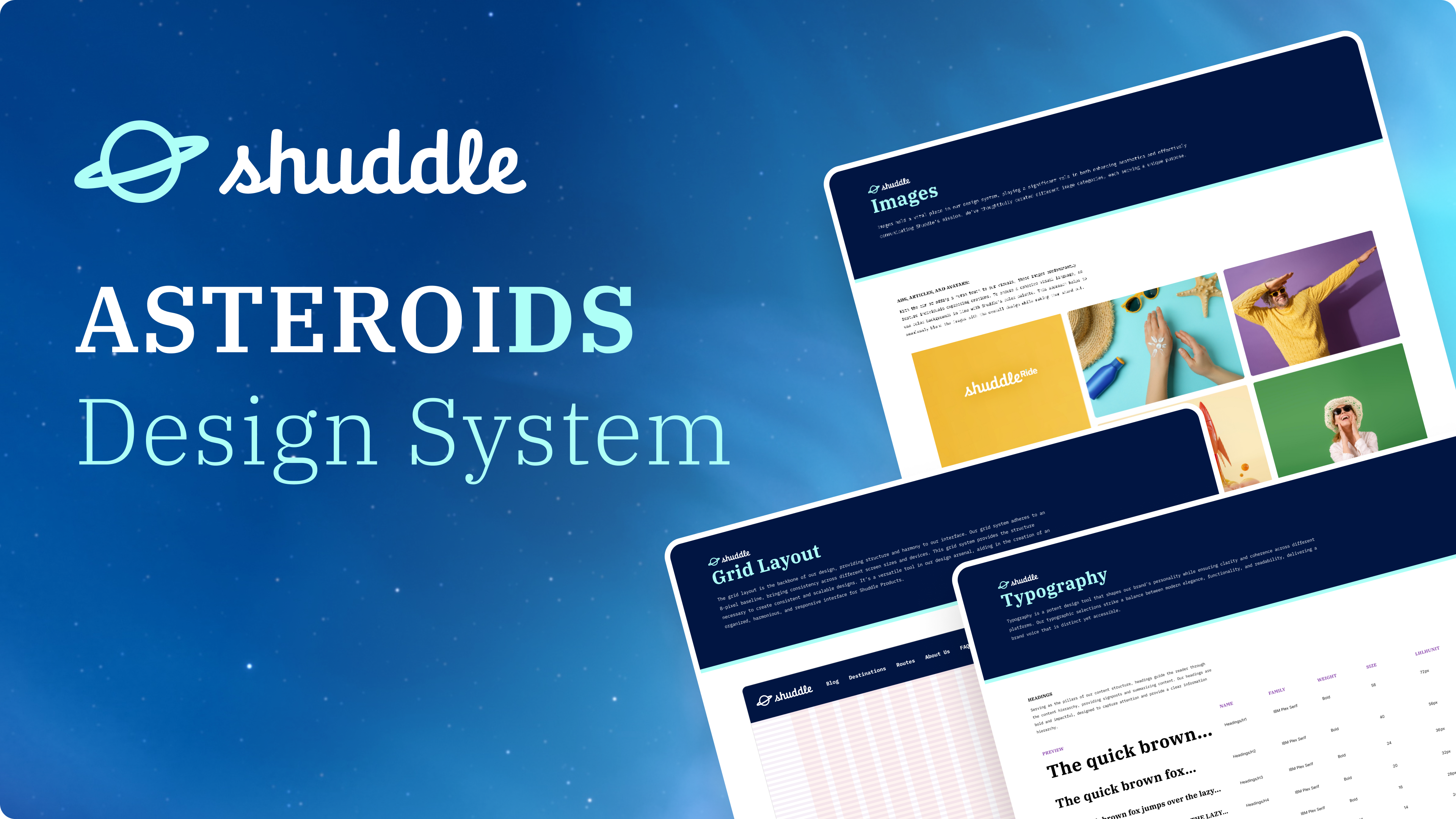 Final Design: Shuddle AsteroiDS Design System