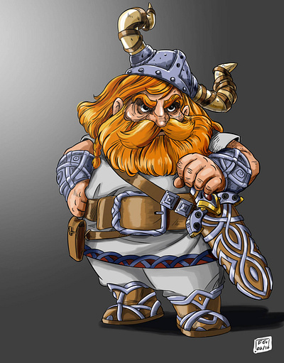 Viking character design cart cartoon characterdesign illustration