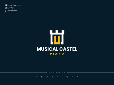 Musical Castel Piano | Music Castel Logo Design (Unused) baranding castela castelbandlogo castellogo castelpiano clothing design graphic design logo logodesigner minimal minimalistlogo music musical piano musiccastel musicicon musicpianologo pianologo usa vastel