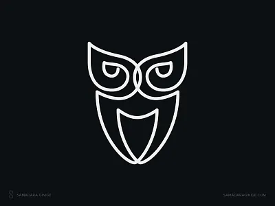 Owl for Paul design logo mark minimal owl owlforpaul samadaraginige simple