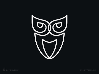 Owl for Paul design logo mark minimal owl owlforpaul samadaraginige simple
