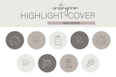 Instagram Highlight Cover Real Estate highlight cover