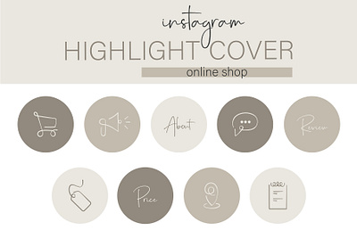 Instagram Highlight Cover Online Shop instagram