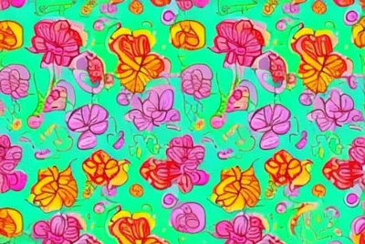 Buttercup Flowers cicacecilia deco design fabric illustration pattern wallpaper