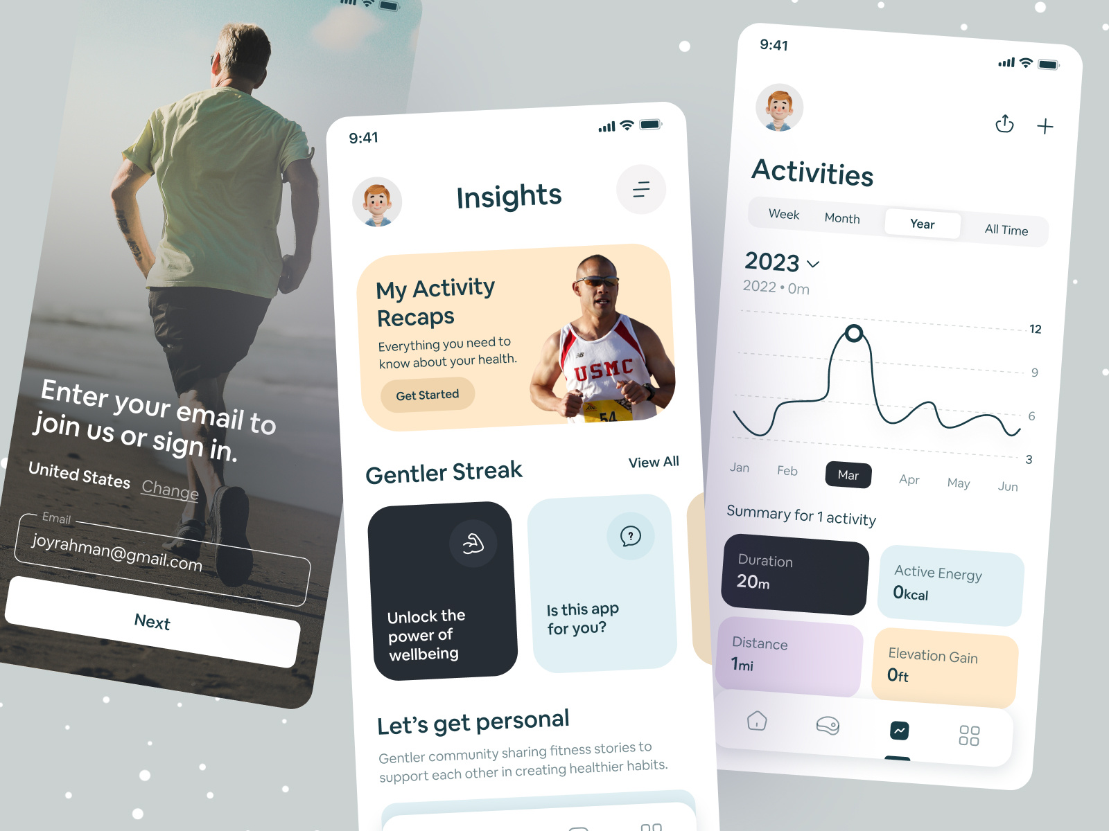 Health and Fitness Tracking App UI by Ofspace UX/UI on Dribbble