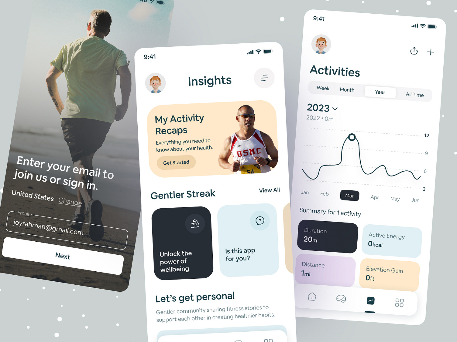 Health and Fitness Tracking App UI by Ofspace UX/UI on Dribbble