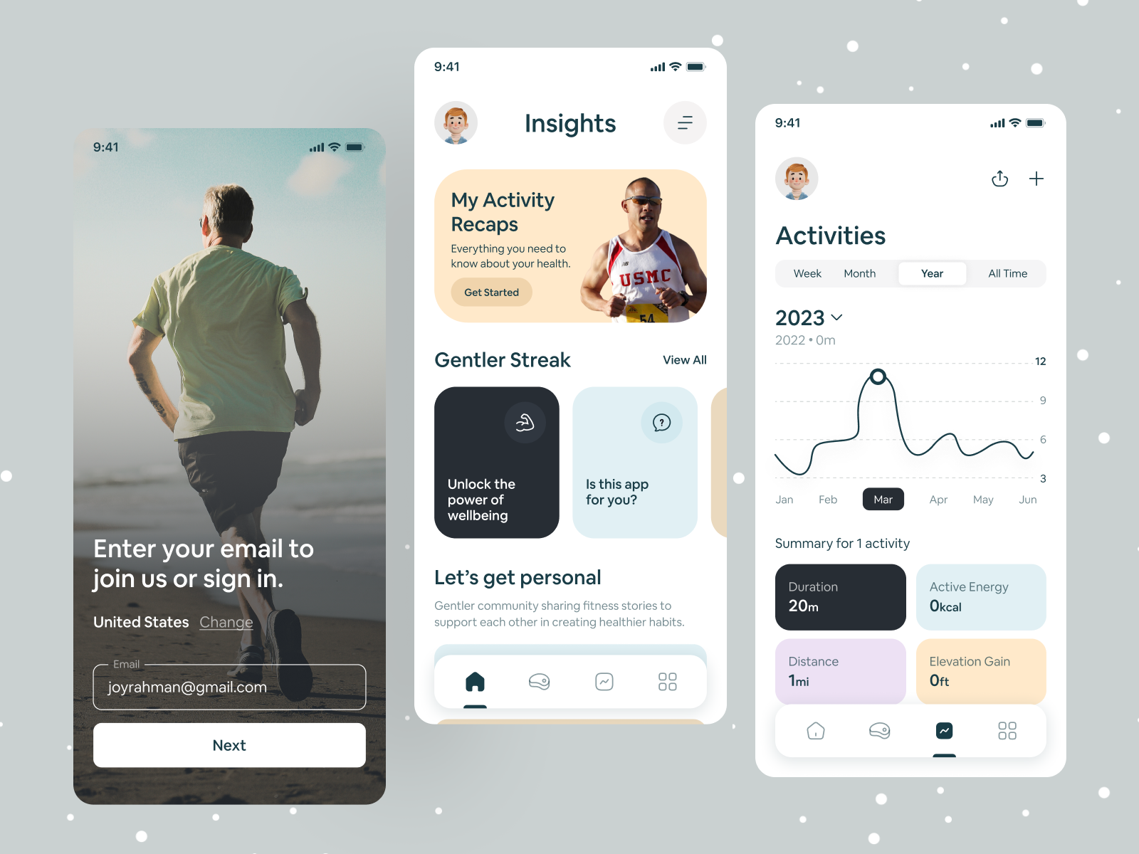 Health and Fitness Tracking App UI by Ofspace UX/UI on Dribbble