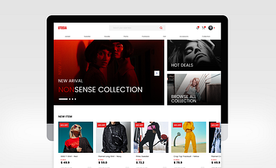 Online Clothing Store ui