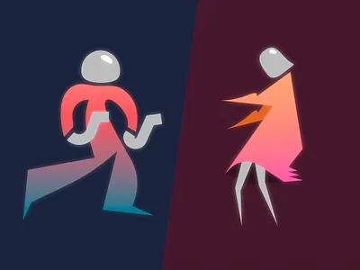 DNCE branding cute dance graphic illustration logo minimal