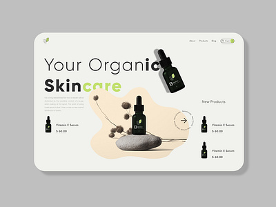 Beautico Skincare Website business businessweb design designer landing landing page landingpage organic page skin care ui ux web design web page websites