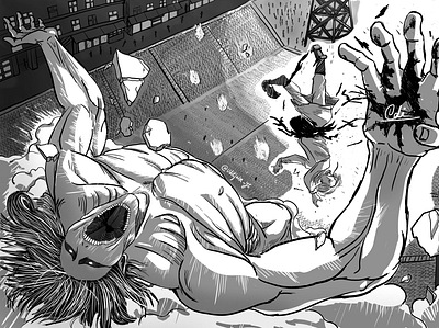 Declaration of War (Redraw) 2d anime art attack on titan digitalart illustration manga