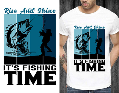 FISHING T-SHIRT DESIGN branding design fishing fishingtshirt graphic design illustration logo tshirt tshirtdesign typography vector