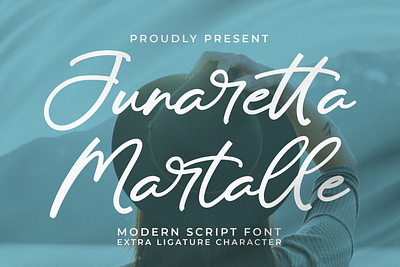 Junaretta Martalle - Modern Script Font abc