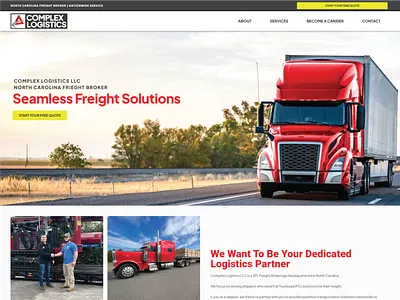 Complex Logistics Web Design 3pl adobe illustrator brand branding design elementor graphic design illustrator logistics logistics company north carolina ui web web design website wordpress