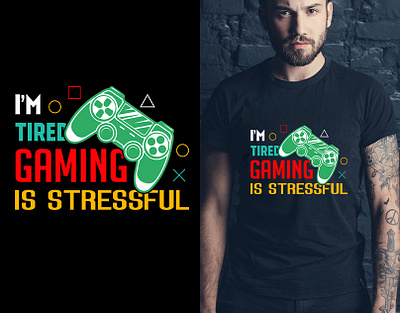 GAMING T-SHIRT DESIGN branding design gaming gamingtshirt graphic design illustration tshirtdesign tshirtusa typography usa vector