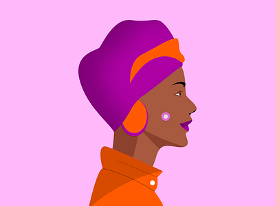African woman app branding design graphic design illustration logo typography ui ux vector